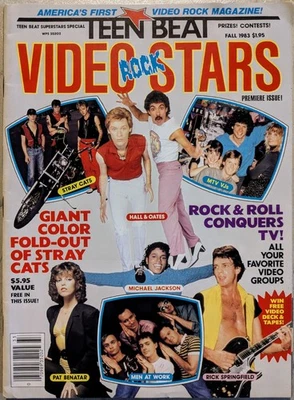 Video Rock Stars Fall 1983 Michael Jackson, Bangles, INXS, Culture Club, MTV VJs - Image 1 of 4