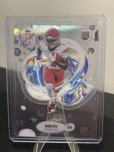 2024 Topps Signature Class Xavier Worthy Fluidity Acetate RC #F-8 SP Chiefs - Picture 1 of 2