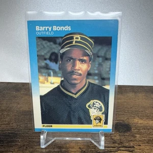 Carta Fleer Barry Bonds #604 Rookie 1987 - Foto 1 di 2