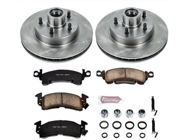 Kit de pastillas de freno delanteras y rotor para Buick Estate Wagon 1971-1976 1972 1973 QM141KM Foto 1 de 1