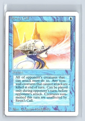 SIREN'S CALL – MTG Magic the Gathering Card – Revised – Uncommon - Image 1 of 4