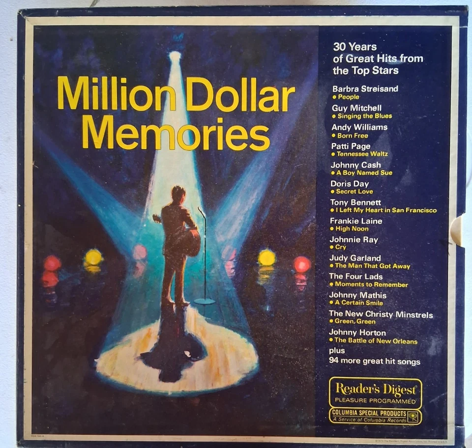 Million Dollar Memories Box Set of 9 Vinyl Stereo Albums Records Readers Digest - Image 1 of 1