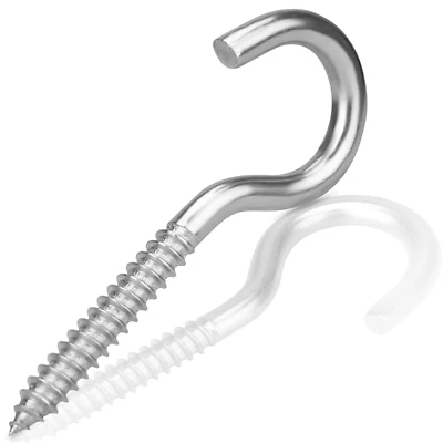 Ganci a tazza avvitabili soffitto legno resistente filetto acciaio zincato - Immagine 1 di 4