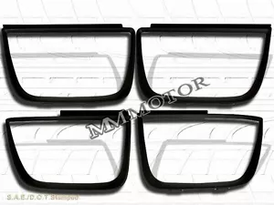 Chevrolet Camaro 2011 12 13 luces traseras pintables negras planas bisel de ajuste 4 piezas - Imagen 1 de 1
