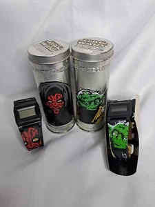 Relojes Burger King 2005 Star Wars Episodio 1 y 2 Darth Maul Obi Wan Yoda Dooku - Imagen 1 de 20