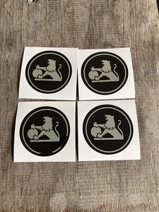 Holden GMH Wheel Decals/ Stickers 53mm Diameter (CHROME) - Picture 1 of 6