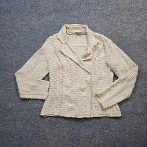 Cabi Jacket Womens Size Small Beige Boucle Texture Snap Button Casual Capsule - Picture 1 of 10