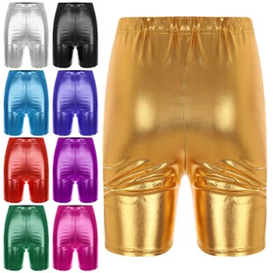 Unisex Adult Leggings Pant Hip Hop Boxer Shorts Rave Short Pants Unlined Jazz - Picture 1 of 69