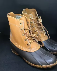 NEW Vintage LL Bean Maine Hunting Shoe Boots 5 Eye Women’s 7 - Picture 1 of 4