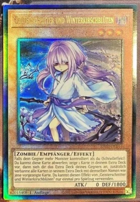 ✅ Yu-Gi-Oh! Geisterschnitter und Winterkirschblüten RA03-DE014 Ultimate Rare 1st - Bild 1 von 2