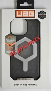 UAG Urban Armor Gear Essential Armor Case Apple iPhone 16 Pro Max - Ash - Photo 1 sur 5