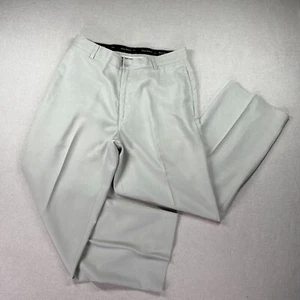 Pantalones Tommy Bahama Para Hombre 33 (Actual 32x28) Caqui Seda/Lino Pierna Recta *LEER - Imagen 1 de 24