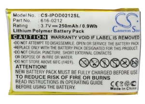 BATTERIE 250mAh Type 616-0212 pour Apple Ipod Shuffle (512Mo) - Photo 1 sur 5