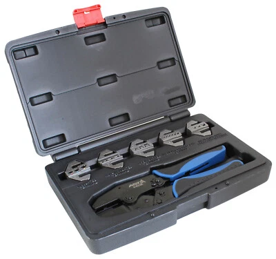 ASTA WERKZEUG WERKZEUGE Crimpzange Aderendhülsen-Zange Kabelschuhe Kabelschuhzange crimpen Einsätze Kfz