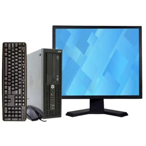 HP Desktop i5 Computer PC 8GB RAM 250GB HD 19" LCD Windows 10 Wi-Fi DVD/RW - Picture 1 of 6