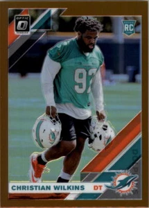 Donruss Optic Bronze #105 Christian Wilkins 2019 - casi nuevo-como nuevo - Imagen 1 de 2