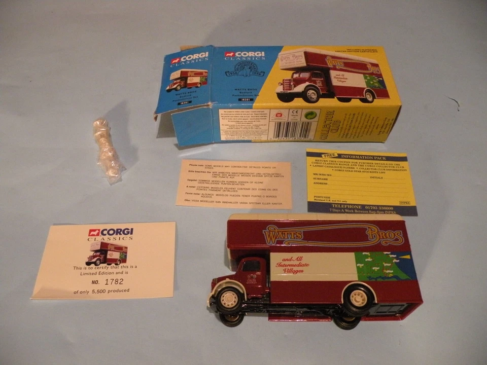 CORGI 18301 BEDFORD PANTECHNICON WATTS BROS NUOVO/NEW BOX - Immagine 1 di 1