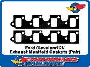 Juntas de colector de escape Ford Cleveland 302 351 2 V, par GAS-EMS106 - Imagen 1 de 2