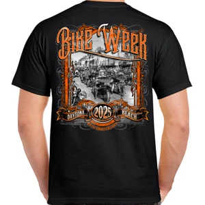 2025 Bike Week Daytona Beach Main Street Bikers T-Shirt No Harley - Picture 1 of 16