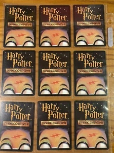 Harry Potter Wizards Warner Bros Trading Cards Lot 2001 Wizards 9 Cards - Picture 1 of 3