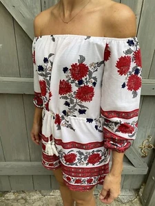 Italy Sommer Overall Jumpsuit kurz Blumen Gr. L Conleys  - Bild 1 von 5