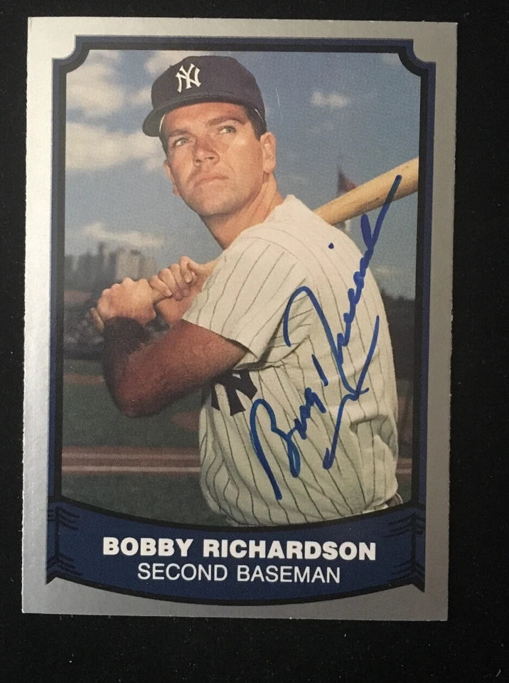BOBBY RICHARDSON 1988 PACIFIC AUTOGRAPHED SIGNED AUTO BASEBALL CARD 74 - Image 1 of 1