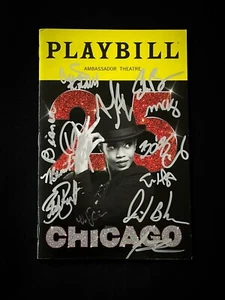 CHICAGO Broadway SIGNED Playbill 2022. Bianca Marroquín, Charity Angel Dawson - Picture 1 of 3
