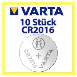 Varta | CR2016 | Lithium Knopfzelle Knopfbatterie | 10 Stück - Bild 1 von 1