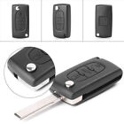 3 Buttons Flip Folding Remote Key Shell Case Fit Peugeot 207 307 407 SW 308 607