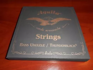 NEW - Aquila 140U Thunderblack 4-String Bass Ukulele Strings - Picture 1 of 1