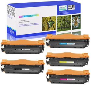 5PK CE410A-413A BK/M/C/Y Toner for HP 305A LaserJet Pro 300 color MFP M375nw - Photo 1/24