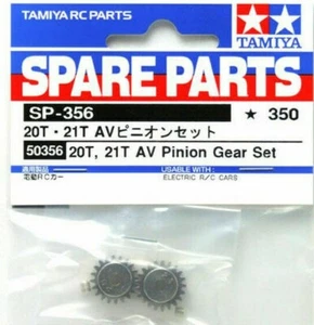 NUEVO EN PAQUETE TAMIYA 50356 AV PIÑÓN JUEGO DE ENGRANAJES 20T/21T - Imagen 1 de 1