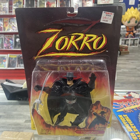1997 Playmates Classic Zorro Action Figure Cover