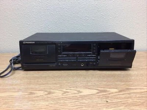 VINTAGE PIONEER STEREO DOUBLE CASSETTE DECK MODEL#CT-W502R - Picture 1 of 6