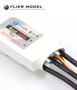 240A Boat Watercooled ESC 3-10S LiPo Flier w/ BEC 6V + USB LINK - Picture 1 of 5