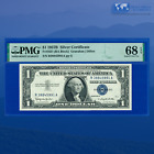 Fr.1621 1957B $1 One Dollar Silver Certificate R/A Block, SUPER GEM 68 EPQ #5991