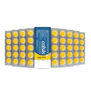 Cofsils 100 Lozenges Lemon Honey Flavour Quick Relief Sore Itchy Scratchy Throat - Picture 1 of 5