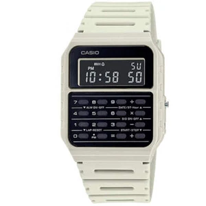 Casio CA-53WF-8B White Vintage Retro Style Unisex Digital Calculator Watch - Picture 1 of 4
