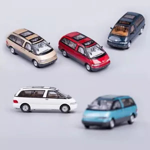 ZD GCD 1:64 Previa MPV Mini Van Sport Modell Druckguss Metall Auto Brandneu - Bild 1 von 45