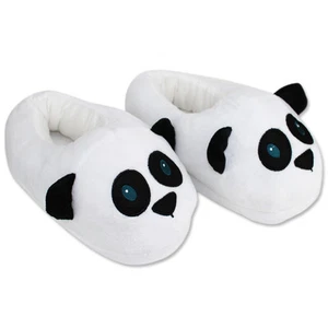 Niedliche Panda Hausschuhe Plüsch Baumwolle bequeme Innenschuhe (Einheitsgröße) US-Verkäufer - Bild 1 von 3
