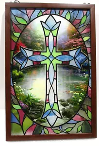 Thomas Kinkade "The Light of Faith" "Stained Glass Masterpiece Collection" - Picture 1 of 10