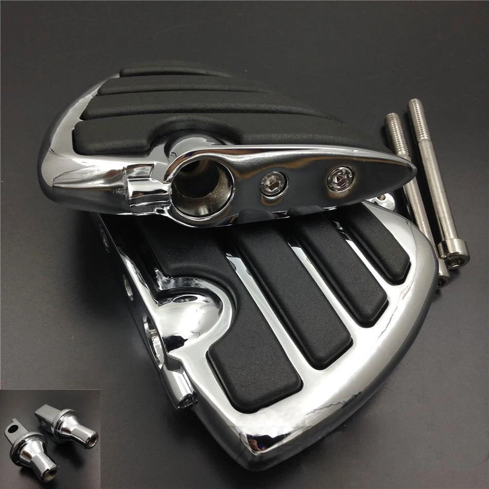 Reposapiés trasero pasajero reposapiés ala estribo goma para Victory Kingpin King pin Foto 1 de 4