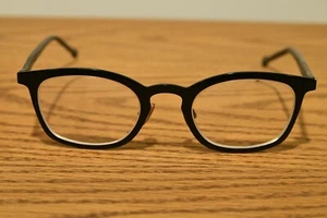 LA EYEWORKS Mozo 502 Wood TITANIUM Keyhole Horn Rimmed Glasses Frames JAPAN  - Picture 1 of 8