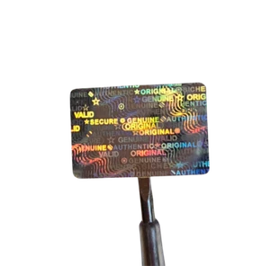 3D Hologramm Aufkleber Klebesiegel 30 mm Sticker mit/ohne lfd Nummer gold/silber - Bild 1 von 27