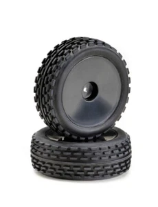 Wheel Set Buggy Disc "Offroad" front black 1:10 - Set of 2 - Picture 1 of 1