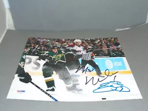 Joe Sakic & Mike Modano Signed 8x10 Photo Avalanche Stars Autograph PSA/DNA COA - Picture 1 of 4