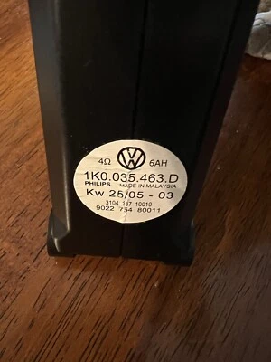 Volkswagen R32 Jetta Rabbit GTI Speaker Amplifier 1K0035463D 1K0 035 463 D VW - Imagem 1 de 4