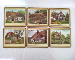 Pimpernel DeLuxe Finish English Cottages Cork Placemats 8.75" x 7.75 New Qty 6 - Picture 1 of 8