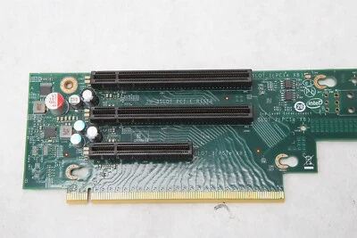 Intel Riser Card 3 Slot PCI-e X8 Intel P/N:  H20087-171 Tested working A11f - Image 1 of 2