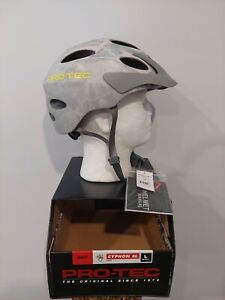 Pro-Tec Cyphon SL Gray Bike Bicycle Helmet Size Large Protec